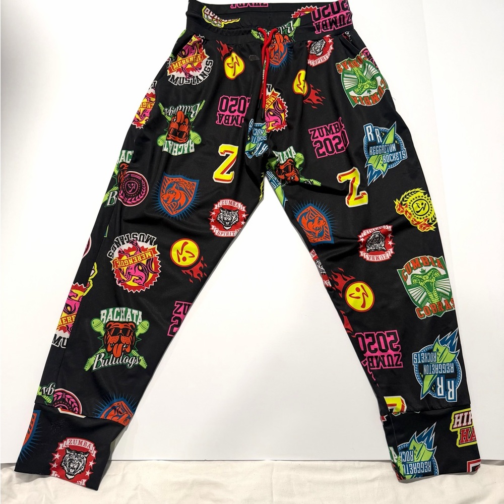 Zumba All Night Cropped Harem Dance Pants Small